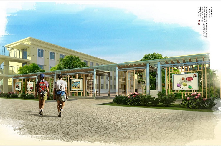 山东临沂平邑金银花实验学校 - 校园文化建设案例|校园文化规划案例|校园文化建设实施方案 - 校园文化建设|校园文化设计|校园景观装饰|校园 ...